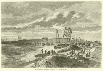 De Nieuwe Rijnbrug In Aanbouw