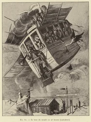 Le tour du monde en 48 heures (karikatuur)