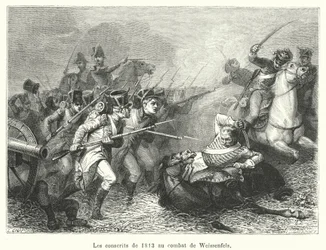 De dienstplichtigen van 1813 in de slag bij Weissenfels
