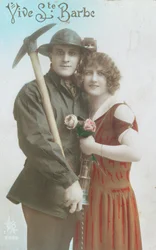 Lang Leve Sint Barbara!, Ansichtkaart uit de vroege jaren 1920