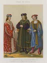 Heren van Lodewijk XII en heren uit de tijd van Karel VIII