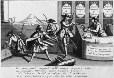 Louis Mandrin (1724-55) Aanval