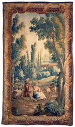 Louis XV Aubusson pastoraal wandtapijt