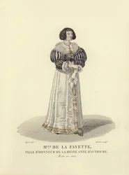 Louise de La Fayette, hofdame van Anna van Oostenrijk, koningin-gemalin van koning Lodewijk XIII van Frankrijk