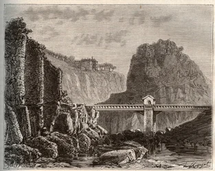 Lozère: rotsen van Sainte-Madeleine