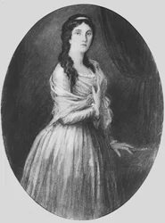 Lucile de Chateaubriand op 25-jarige leeftijd (litho)