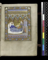 Folio uit de Psalter en Getijden van Isabella van Frankrijk, Parijs, ca. 1265-70