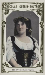 Mevrouw Calve, van de Opera