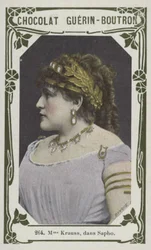 Mevrouw Krauss, in Sapho