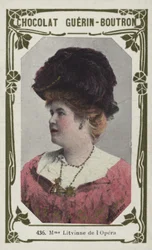 Mevrouw Litvinne, van de Opera