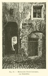 Huis van de Drie Kronen, rue Saint-Eloi