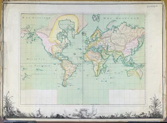 Wereldkaart, 1780