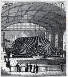 Hydraulische machine van Marly, gebouwd door ingenieur Xavier Dufrayer