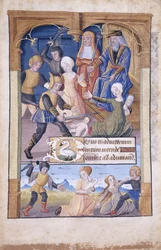 Slachting van de onschuldigen, miniatuur, ca.1450