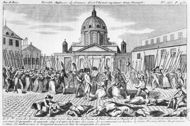 Bloedbad van de vrouwen in het Hopital La Salpetriere, 3 september 1792