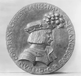 Medaille van Frans I van Frankrijk (brons)