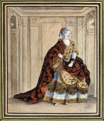 Mlle Clairon in de rol van Pulcherie in Heraclius door Corneille