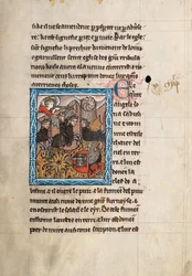 Ms65 f30r, Commentaar op de Apocalyps van St. Jan, eind 13e eeuw