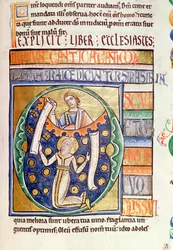 Ms 1 fol.235 Het Boek Prediker, uit de Souvigny Bijbel