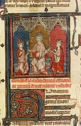 Geestelijke en wereldlijke macht, uit de Decreten van Gratien, 1314