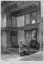 Mufti huis, Qaa, uit LEgypte van Georg Moritz Ebers (1837-98), 1881
