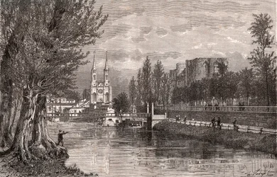 Niort - Deux-Sevres - gravure in 