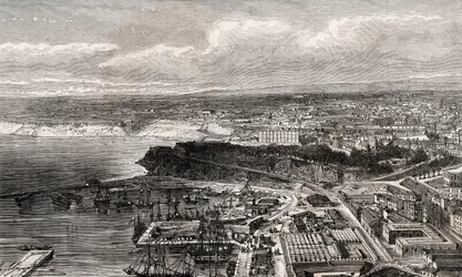 Oran - Algerije - gravure in 