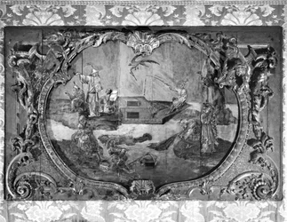 Bovenpaneel met Chinees onderwerp, ca. 1730
