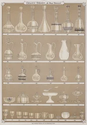Pagina uit de catalogus van het Grand Depot de Porcelaines, Faiences et Verreries