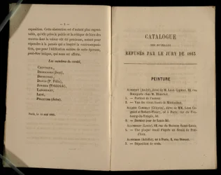 Schilderij Hoofdstuk, uit de Salon des Refusés, 1863