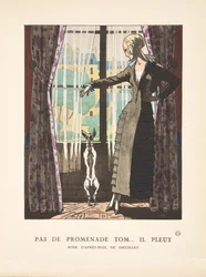 Geen Wandeling Tom ... als het regent, uit een Collectie van Modeplaten