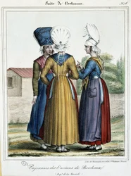 Boeren van Bordeaux - lithografie