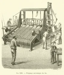 Mechanisch Kammen van Vlas