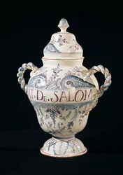 Farmaceutische pot (faience)