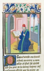 Plato, uit Histoire des Philosophes, laat 15e eeuw