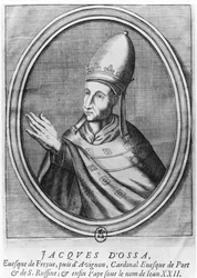 Paus Johannes XXII (gravure)
