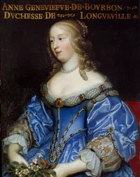 Portret van Anne Genevieve de Bourbon Conde, hertogin van Longueville (1619-1679)