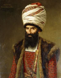 Portret van Asghar Khan, ambassadeur van Perzië, 1808