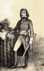 Portret van Barthélemy Catherine Joubert, Boerengeneraal van Zuid-Afrika (1769-1799) - in 