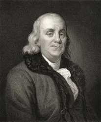 Portret van Benjamin Franklin