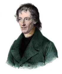 Portret van Bernhard Placidus Johann Nepomuk Bolzano (1781-1848), Boheemse wiskundige, logicus, filosoof, theoloog