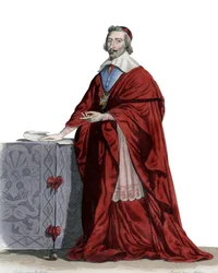 Portret van Kardinaal Richelieu (Armand Jean du Plessis) (1585-1642), Franse geestelijke, edelman en staatsman