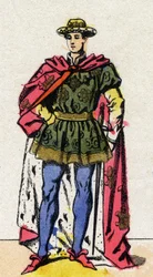 Portret van Karel VII (1403-1461), koning van Frankrijk