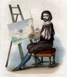 Portret van Claude Gellée genaamd Le Lorrain (1600-1682)