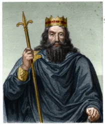 Portret van Clovis I (ca. 466 - 511), koning van de Franken - in 