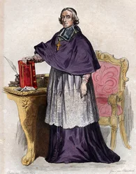 Portret van Francois de Pons de Salignac de La Mothe Fenelon (1651-1715), Franse aartsbisschop, theoloog, dichter en schrijver