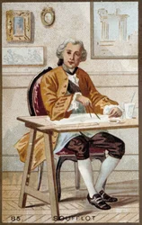 Portret van Germain Soufflot (1713-1780), Franse architect