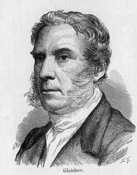Portret van Glisher, Britse luchtvaartkundige - in 