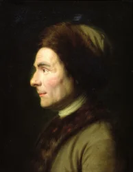 Portret van Jean-Jacques Rousseau (1712-78)