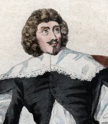 Portret van Jean Louis Guez de Balzac (1597-1654), Franse auteur